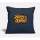 Save The Bees Navy Pillow